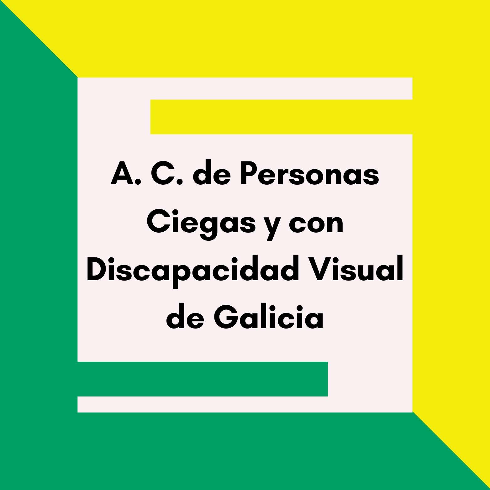 Logo de la Asociación Cultural de ciegos y deficientes visuales de Galicia